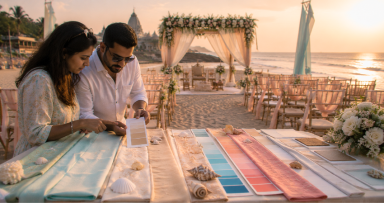 Choosing a Colour Palette for Your Puri Beach Wedding: What Works in Coastal Light