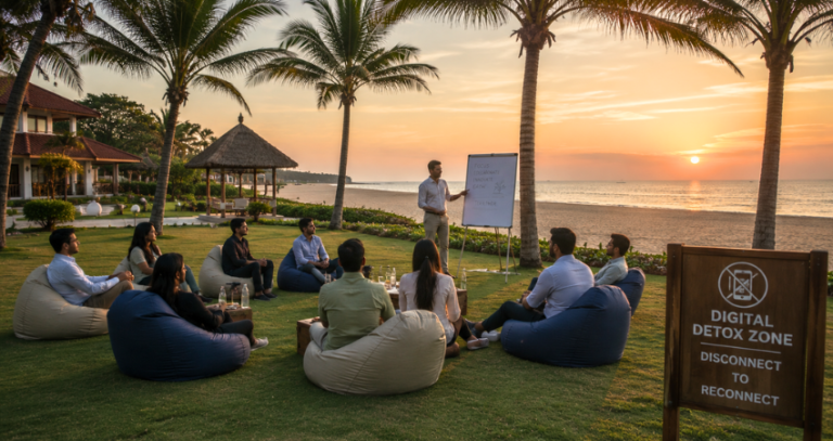 Digital Detox Corporate Retreats in Puri: Why Disconnecting Is the New Corporate Advantage