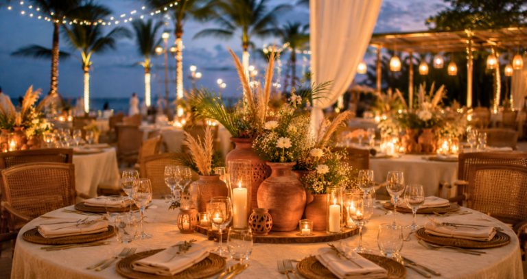 Table Centrepiece Ideas for a Puri Destination Wedding: From Intimate Dinners to Large Receptions
